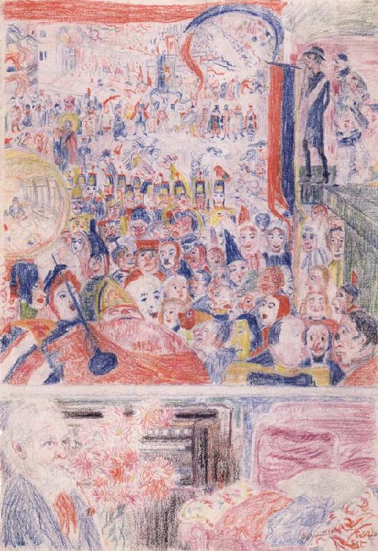 James Ensor Point of the Compass France oil painting art